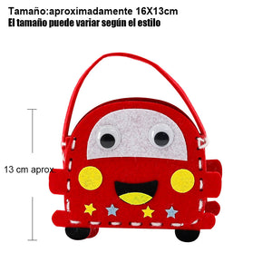 Kit de costura para hacer bolsos de manualidades para niños