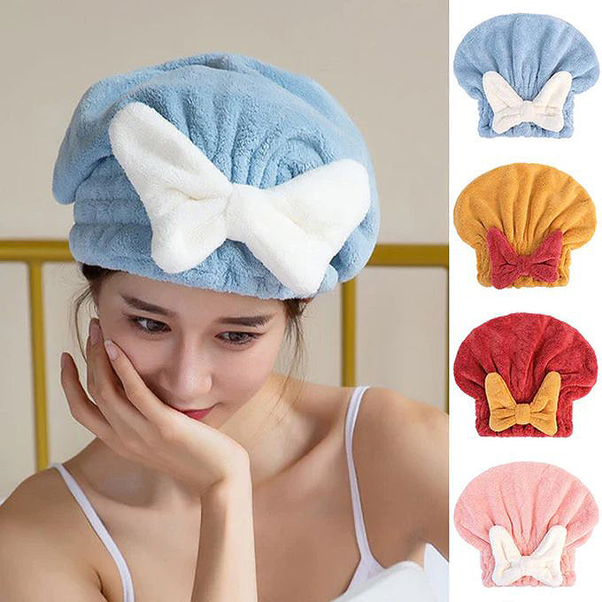 Nueva toalla absorbente para el cabello mojado