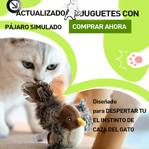 Juguete para mascotas con sonido de pájaro simulado