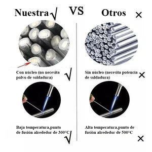 🔥 Electrodo de aluminio para soldadura a baja temperatura