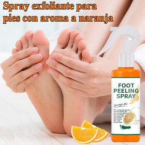 Spray exfoliante para pies Mejora la piel áspera Apto para todo el cuerpo