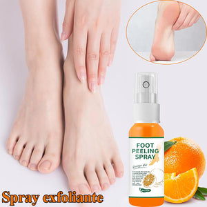 Spray exfoliante para pies Mejora la piel áspera Apto para todo el cuerpo