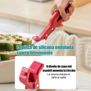 Pinza de cocina anti-escaldaduras