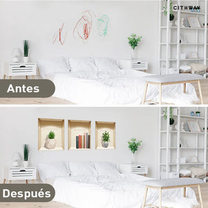 Vinilos decorativos de plantas 3D autoadhesivos