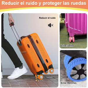 Funda protectora para ruedas de maletas