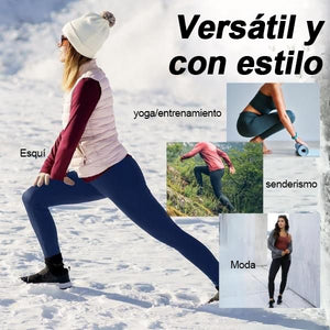 Leggings de invierno en tejido térmico