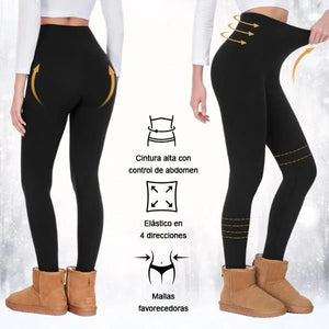 Leggings de invierno en tejido térmico