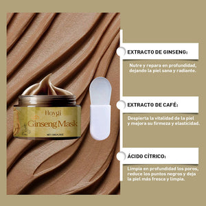 Mascarilla exfoliante de ginseng