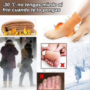 Calcetines de nieve espesantes y de terciopelo para mujer