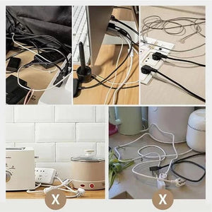 Organizador de cables para electrodomésticos de cocina