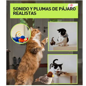 Juguete para mascotas con sonido de pájaro simulado