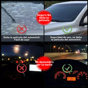 Agente antivaho y resistente a la lluvia de larga duración para vidrios