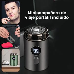 Mini afeitadora recargable