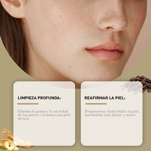 Mascarilla exfoliante de ginseng