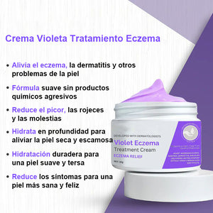 Crema de tratamiento de eccema violeta