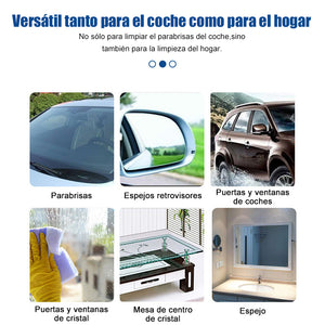 Limpiacristales efervescente para coches