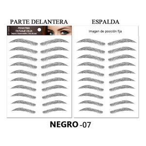 Pegatinas de cejas de simulación