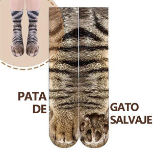 Calcetines Flurry 3D Patas de Animal-UN TAMAÑO PARA TODOS