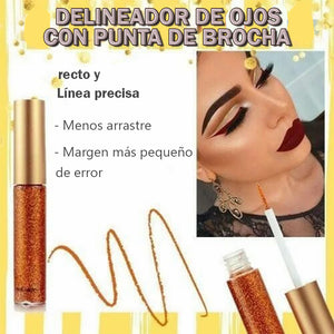 Delineador de ojos con brillo