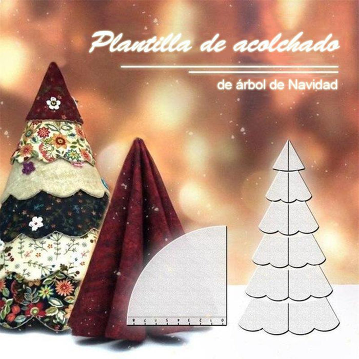 Juego de acolchado de árbol de Navidad (7 piezas)