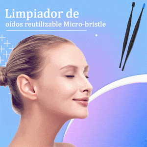 Micro-Bristle Limpiador de Oídos Reutilizable