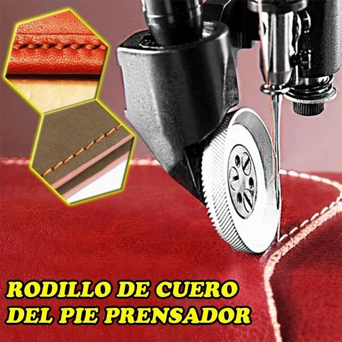 Prensatelas con Rodillo de Cuero