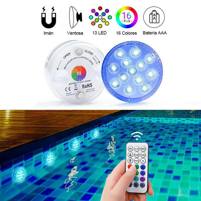 Luces LED Sumergibles para Piscinas