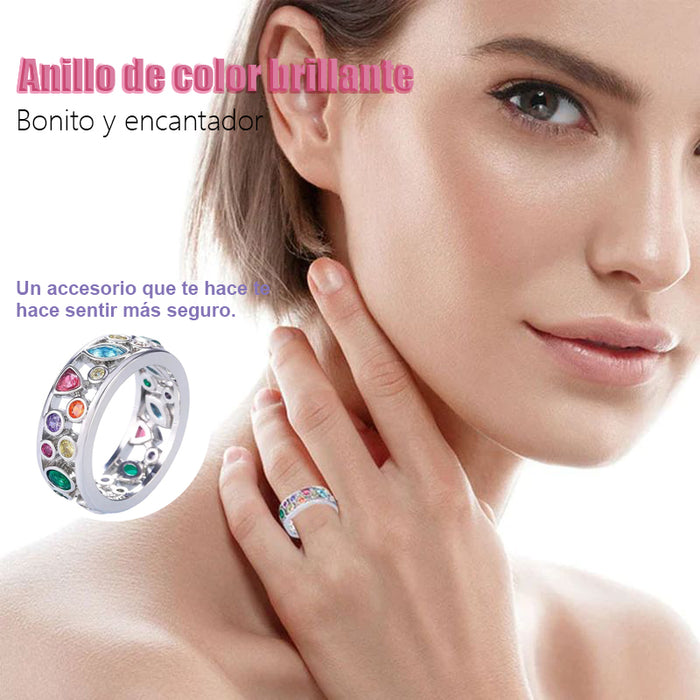 Anillo IONIX de cristal de cuarzo