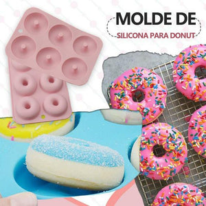 Molde de Silicona para Donuts