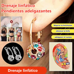 Pendientes Drenaje Linfático Adelgazante