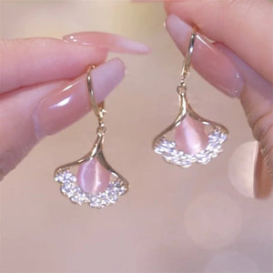 Pendientes hoja de ginkgo