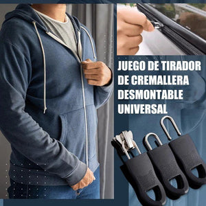 Juego de Tirador de Cremallera Desmontable Universal