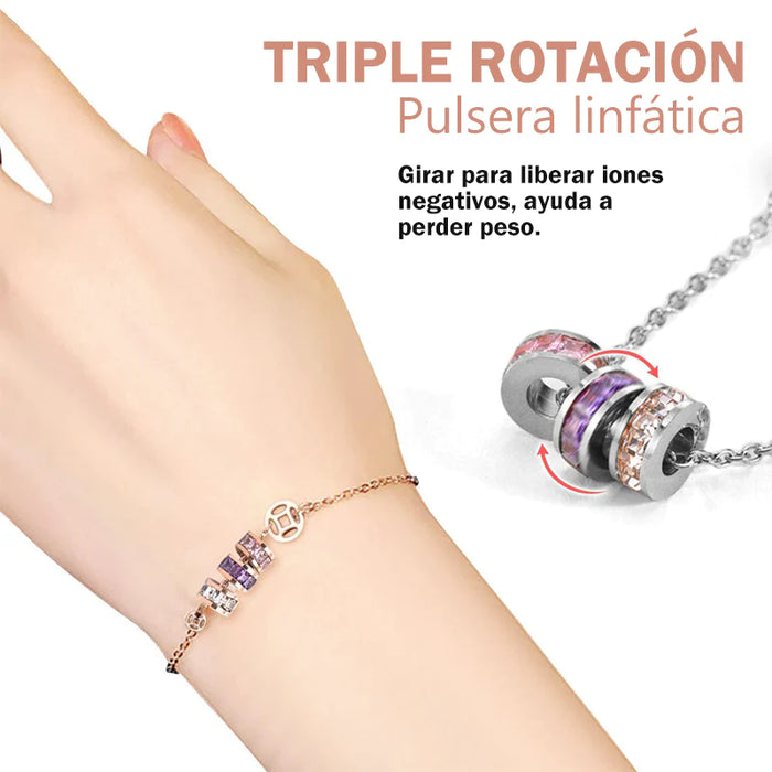 Pulsera de triple rotación