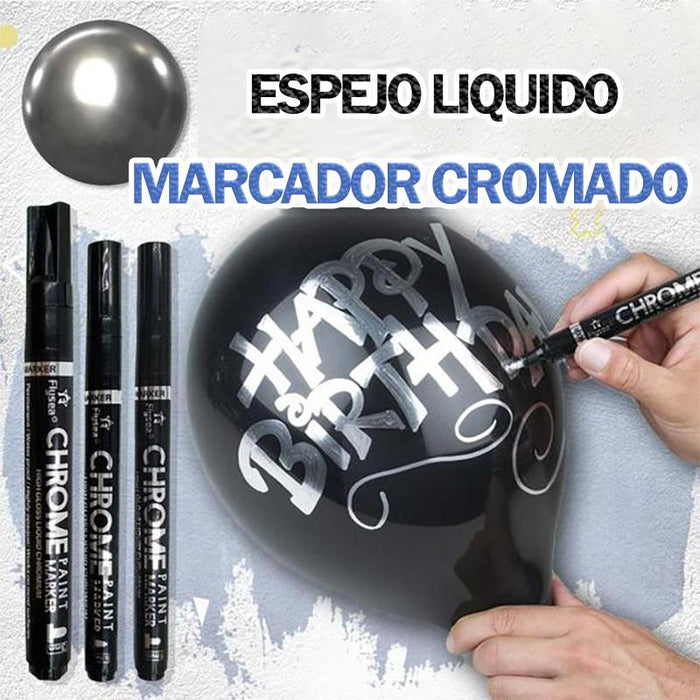 Marcador Cromado de Líquido