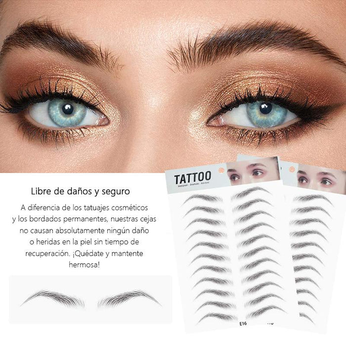 Pegatinas de cejas de simulación