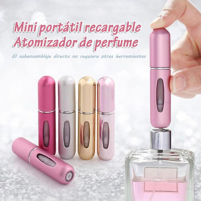 Mini atomizador de perfume recargable portátil (2 piezas)