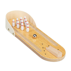 Juego de Mini Bolos de Madera