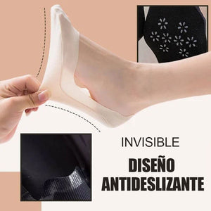 Calcetines invisibles antideslizantes de seda