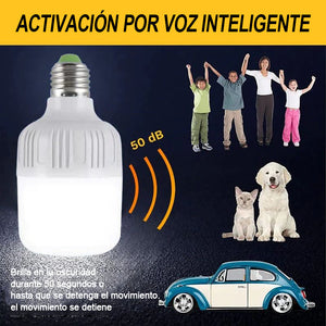 Lámpara LED con sensor de movimiento automático