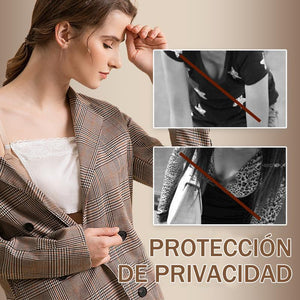 Sujetador invisible de encaje con privacidad