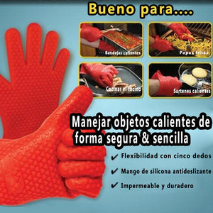 Guantes de Silicona Antideslizantes y Resistentes al Calor