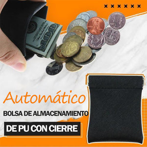 Bolsa de almacenamiento de PU con cierre automático (compre 1 y obtenga 1 gratis)