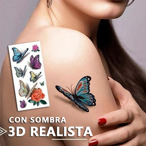 Pegatinas de tatuaje 3D de moda