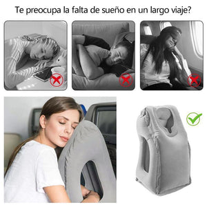 Almohada para Dormir y el Cuello Plegable y Portátil