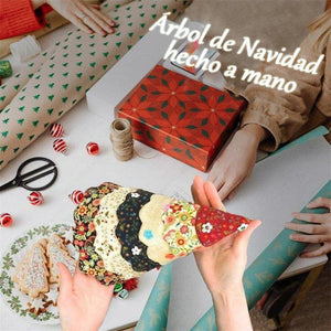 Juego de acolchado de árbol de Navidad (7 piezas)