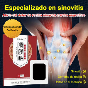 Parche para el dolor específico de la sinovitis de rodilla