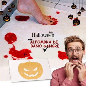 Alfombra de baño sangrienta de Halloween