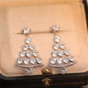 Aretes de árbol de Navidad