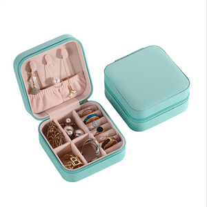 Caja de almacenamiento de joyería multicapa portátil