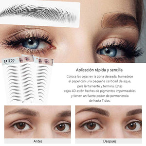 Pegatinas de cejas de simulación